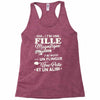 j ai une fille magnifique Racerback Tank