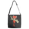 red panda Adjustable Strap Totes