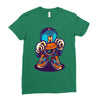 dj cool Ladies Fitted T-Shirt