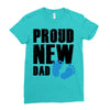 proud new boy Ladies Fitted T-Shirt