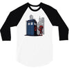 defacing the phonebox hoody 3/4 Sleeve Shirt