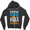 Class of 2017 Proud Dad Graduation Zipper Hoodie