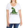 don't tread on memes Ladies Curvy T-Shirt