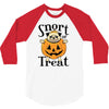 halloween pug 3/4 Sleeve Shirt