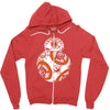 calavera droid Zipper Hoodie