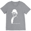 clockwork mozart orange V-Neck Tee