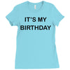 it's my birthday Ladies Fitted T-Shirt