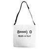 math is fun Adjustable Strap Totes