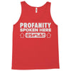 profanity spoken here Tank Top