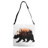 Bear Adventure With Rose Adjustable Strap Totes