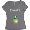 Pregosaurus Boy Women's Triblend Scoop T-shirt