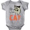 This Girl Loves Her Cat Baby Onesie