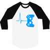 game heart beat 3/4 Sleeve Shirt
