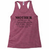 mother defined mothers day Racerback Tank