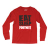 EAT SLEEP FORTNITE Long Sleeve Shirts