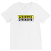 warning offensiv V-Neck Tee