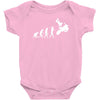 moto cross free style evolution cool Baby Onesie