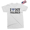 i love my soldier navy camouflage Exclusive T-shirt