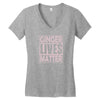 ginger lives matte Women's V-Neck T-Shirt