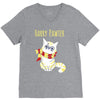pawter cat V-Neck Tee