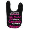 Oma Was Created Because Need Real Heroes Baby Bibs