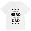 i have a hero i call him dad V-Neck Tee