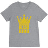 black king V-Neck Tee