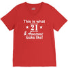 21st birthday V-Neck Tee