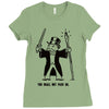 you shall not pass go Ladies Fitted T-Shirt