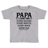 I Love you Papa Toddler T-shirt
