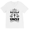 I Am One Blessed Uncle V-Neck Tee