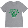 never underesmate irish queen V-Neck Tee