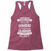 Super Cool Granddad Of A Freaking Awesome Grandson Racerback Tank