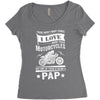 There Aren't Many Things I Love More Than Motorcycles Women's Triblend Scoop T-shirt