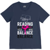 Reading Yoga Wine Balance V-Neck Tee
