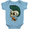 skull punk style Baby Onesie