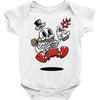 modern hero Baby Onesie