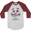 Hell Monster 3/4 Sleeve Shirt
