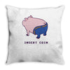 insert coin Throw Pillow