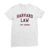 harvard law just kidding   funny Ladies Fitted T-Shirt