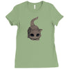 cute cat Ladies Fitted T-Shirt