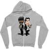 pulp fiction caricature ideal birthday gift present Zipper Hoodie