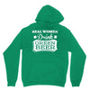 real women drink green beer Unisex Hoodie