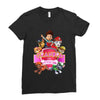 paw patrol birthday girl grandpa Ladies Fitted T-Shirt