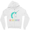 be different Zipper Hoodie