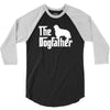 the dogfather cavalier king charles spaniel white 3/4 Sleeve Shirt