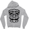 tiki mask hawaiian Zipper Hoodie