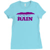 rain Ladies Fitted T-Shirt