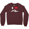 i love sushi Crewneck Sweatshirt