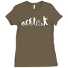zombie evolution Ladies Fitted T-Shirt